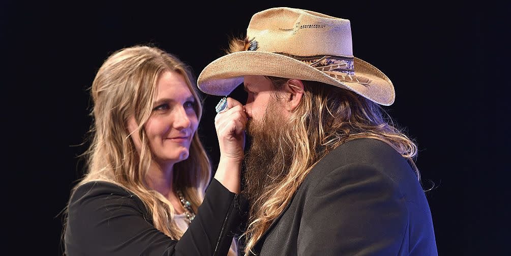 Chris Stapleton and His Wife Morgane